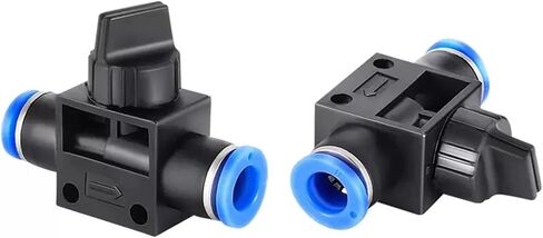 HVFF Pneumatic Quick Connector Hose Manual Valve Switch Controller PU 4 6 8 10 12mm 1Pcs(HVFF-6) in Saudi Arabia