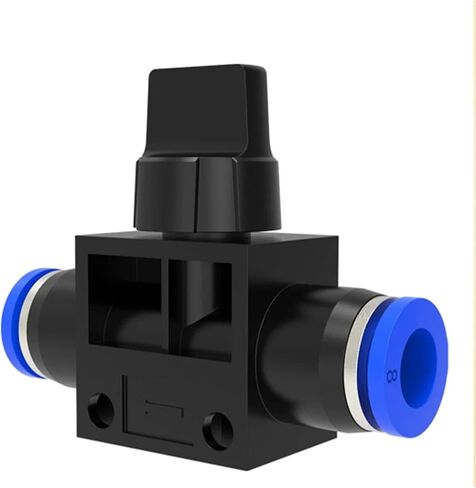 HVFF Pneumatic Quick Connector Hose Manual Valve Switch Controller PU 4 6 8 10 12mm 1Pcs(HVFF-6) in Saudi Arabia