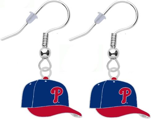 "P" Baseball Cap Earrings in Kuwait