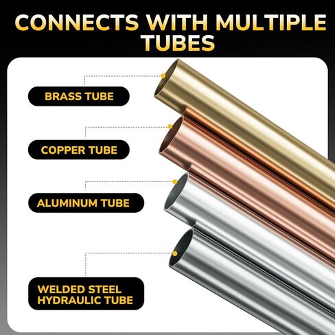 3/8" Male Flare to 1/2" NPT Female Brass Tube Fitting, Half Union Reducing Coupling Flared Fitting for Propane, Fuel, and Gas, Durable Brass Pipe Connector, Leak-Resistant in Kuwait