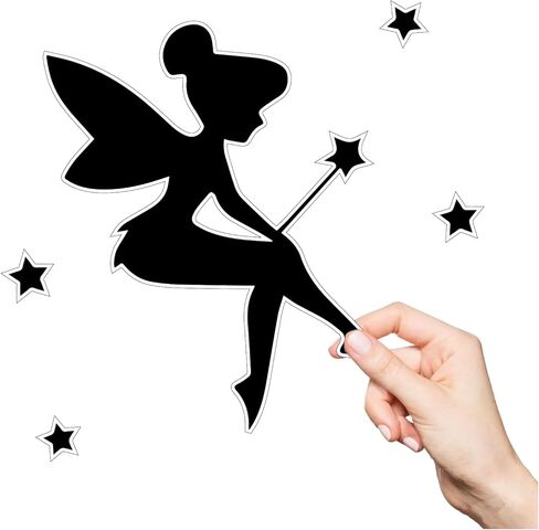 0105-2 Pack Sticker Card Lightswitch Vinyl Decal Sticker Tinkerbell Fairy – for Light Switch, outlets or Any Ledge - Wall, Vehicle, Computer, Home Decor, Bedrooms or Nursery in Saudi Arabia