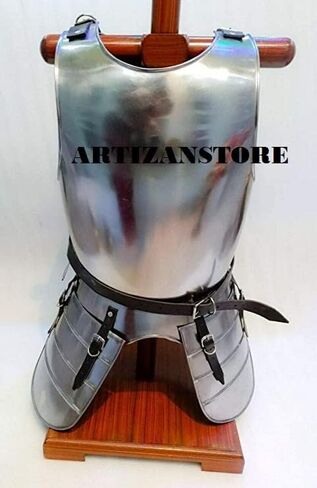 ARTIZANSTORE Medieval Steel Breast Plate Knight Armor Medieval Collectible Armor Costume Halloween Costume Decorative Gift Replica in Saudi Arabia