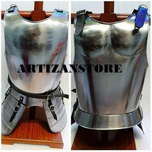 ARTIZANSTORE Medieval Steel Breast Plate Knight Armor Medieval Collectible Armor Costume Halloween Costume Decorative Gift Replica in Saudi Arabia