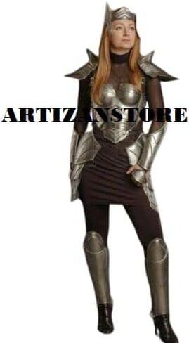 ARTIZANSTORE سيدة القرون الوسطى نصف درع قزم أميرة الحرب درع المرأة زي سيدة Cuirass زي درع هالوين زي in Saudi Arabia