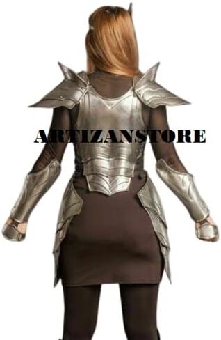 ARTIZANSTORE سيدة القرون الوسطى نصف درع قزم أميرة الحرب درع المرأة زي سيدة Cuirass زي درع هالوين زي in Saudi Arabia