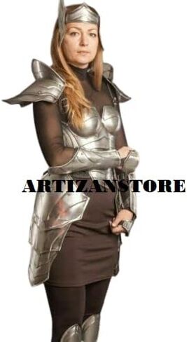 ARTIZANSTORE سيدة القرون الوسطى نصف درع قزم أميرة الحرب درع المرأة زي سيدة Cuirass زي درع هالوين زي in Saudi Arabia