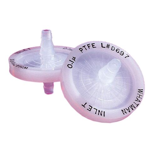 Whatman 67205001 Polytetrafluoroethylene Polydisc TF.1 PTFE Capsule Filter, 200mL/m Flow Rate (Pack of 10) in Saudi Arabia