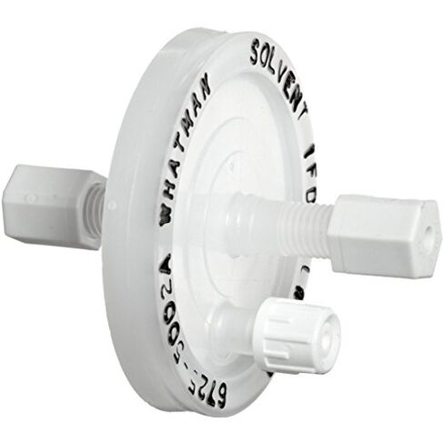 مرشح Whatman 6725-5002 المذيب IFD من مادة البولي بروبيلين، أقصى ضغط 11 رطل لكل بوصة مربعة، 0.2 ميكرون، معدل تدفق 2.5 مل/الدقيقة، قطر 50 مم (عبوة من 10) in Saudi Arabia