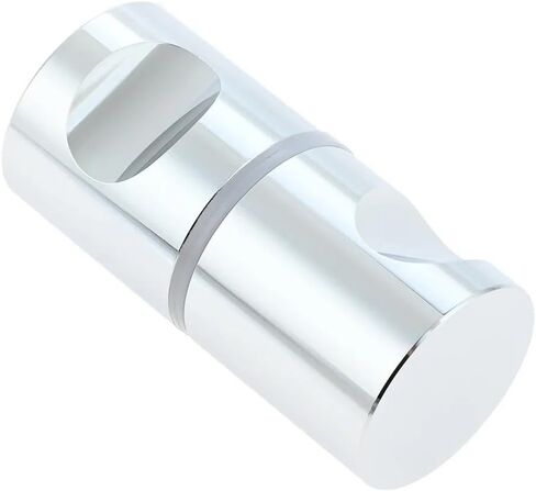 Aluminum Alloy Back-to-Back Glass Door Puller Push Single Glass Door Knob Bathroom Shower Cabinet Handle 6mm to 18mm Thick Glass(Polished Chrome D) in Kuwait