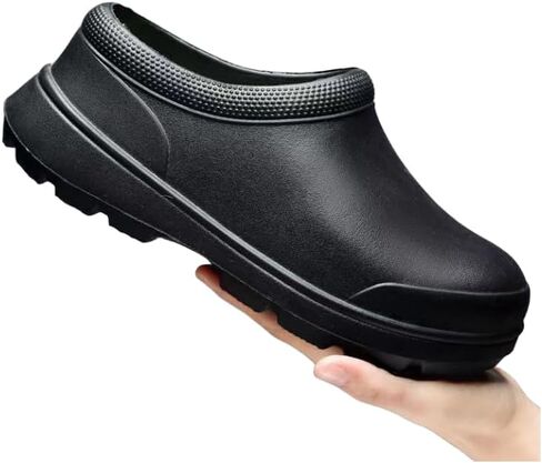 Chef Shoes for Men - Non Slip Oil Resistant Waterproof Safety Work Shoes Comfortable Nursing Nurse Shoes for Gardener Men Women Indoor and Outdoor Chef Clogs for Kitchen Office Seaside in Saudi Arabia