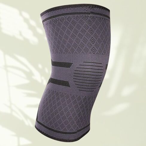 NOLITOY Knee Sleeves for Men Women Sports Protective Gear Compression Elastic Leg Brace for Running Cycling Yoga Grey Xl in Saudi Arabia