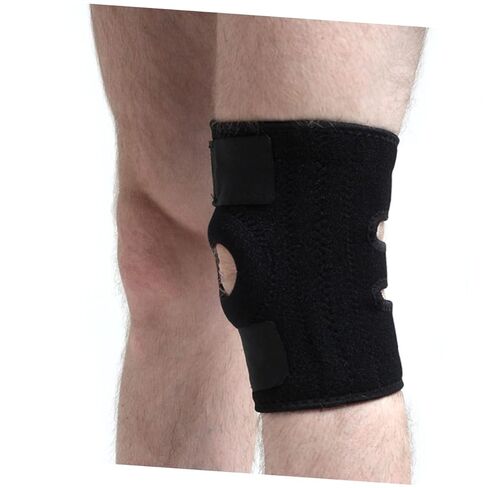 4-Spring Sports Knee Pads Large Anti-Slip Support Brace Breathable Knee Protector for Mountaineering 23 * 57.5CM Suitable for Weights Over 75KG in Saudi Arabia