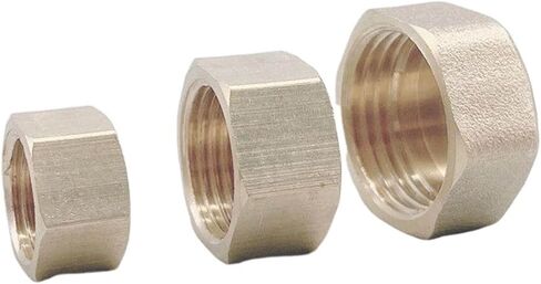 Brass 1/8-1 inch BSP Female Thread Hex Head Pipe Cap(1) in Saudi Arabia