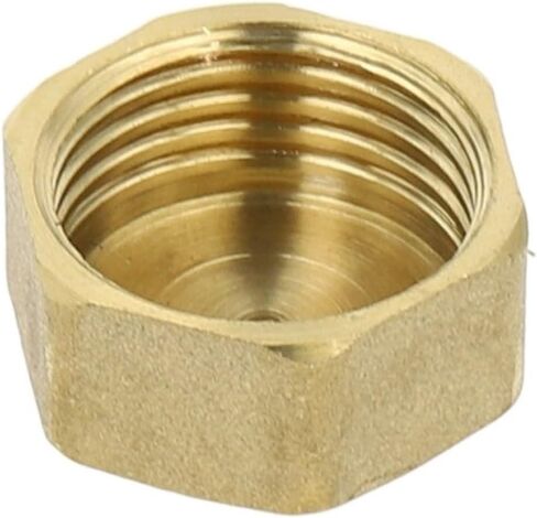 Brass Pipe Hex Head End Cap Fitting Male Thread 1/8"-1"(Male,1 PCS-1/8") in Kuwait