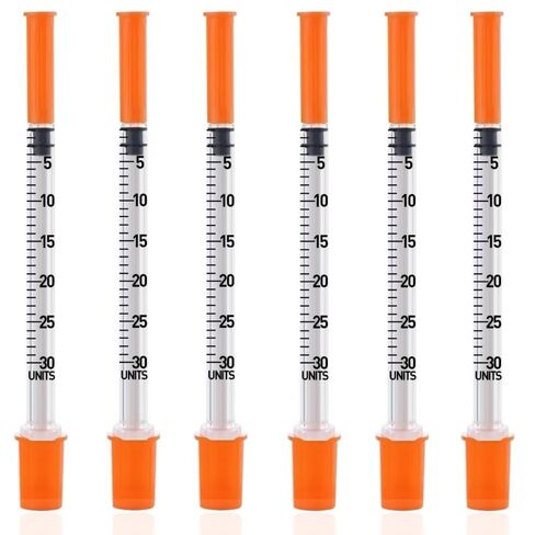 30G 5/16inch(8mm) 3/10 ml Dispensing Lab Consumables Individually Sealed Packaging, 20 Pack in Kuwait
