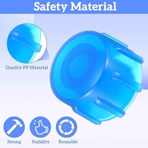 100 Pcs Syringe Tip Caps Slip Needle Cap Easy Grip Sealing Covers Replacement Accessories for Feeding Tubes Lab Dispensing Medical Household Practical Storage Supplies(Blue) in Saudi Arabia