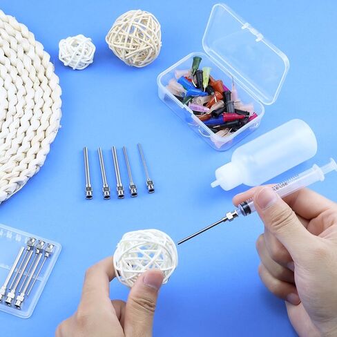 12 قطعة إبرة توزيع 1.5 بوصة صناعية من الفولاذ المقاوم للصدأ إبرة حادة طبية لملء السائل الإلكتروني والحبر والمزامنة 8G، 10G، 12G، 14G، 16G، 18G in Kuwait