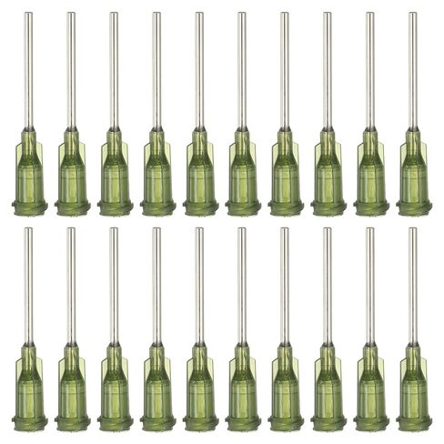 PATIKIL 19Ga Dispensing Needles, 102PCS 1 Inch Industrial Blunt Tip Dispensing Needle Tips with Luer Lock Needle for Refilling Liquid Inks Adhesive Glue Oil,Black in Saudi Arabia