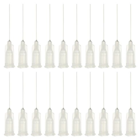 PATIKIL 19Ga Dispensing Needles, 102PCS 1 Inch Industrial Blunt Tip Dispensing Needle Tips with Luer Lock Needle for Refilling Liquid Inks Adhesive Glue Oil,Black in Saudi Arabia