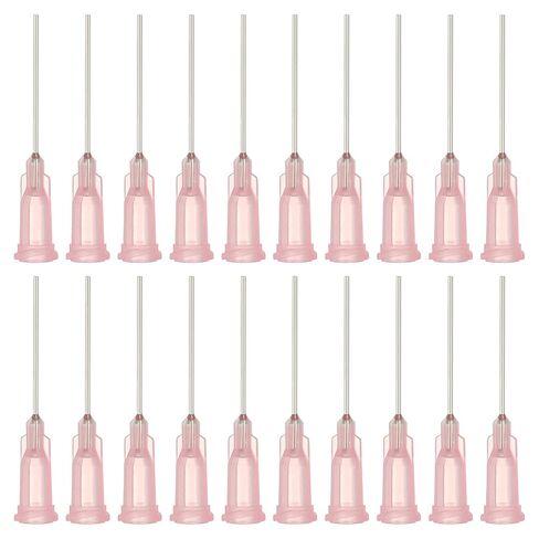 PATIKIL 19Ga Dispensing Needles, 102PCS 1 Inch Industrial Blunt Tip Dispensing Needle Tips with Luer Lock Needle for Refilling Liquid Inks Adhesive Glue Oil,Black in Saudi Arabia