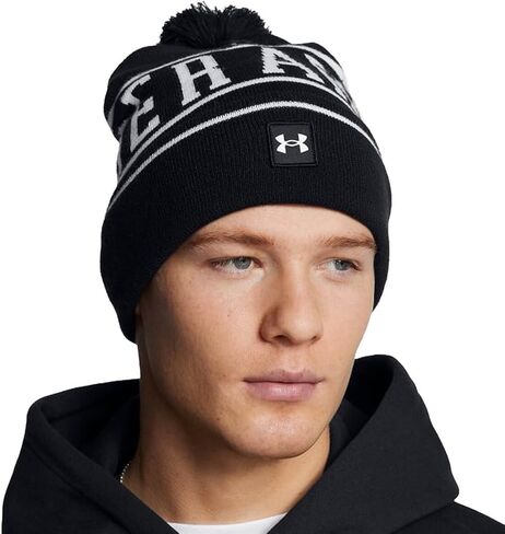 Under Armour Unisex-Adult M Halftime Pom Beanie in Saudi Arabia