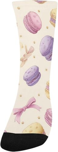 جوارب Pastel Macaron Cakes للمشي لمسافات طويلة - جوارب شتوية حرارية سميكة دافئة للأولاد والبنات للمدرسة، والارتداء اليومي والأنشطة الخارجية in Kuwait