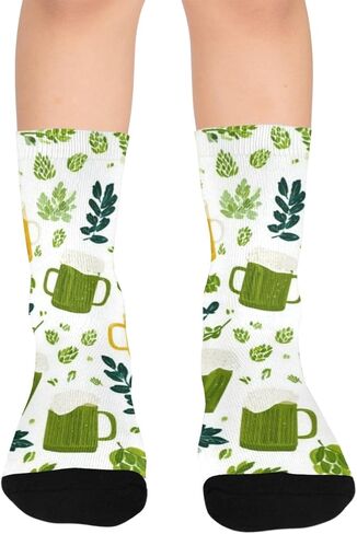 جوارب Garden Beer Art للتنزه سيرًا على الأقدام - جوارب شتوية حرارية سميكة دافئة للأطفال الصغار للأولاد والبنات للمدرسة، والارتداء اليومي والأنشطة الخارجية in Kuwait