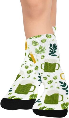 جوارب Garden Beer Art للتنزه سيرًا على الأقدام - جوارب شتوية حرارية سميكة دافئة للأطفال الصغار للأولاد والبنات للمدرسة، والارتداء اليومي والأنشطة الخارجية in Kuwait