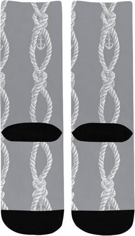 جوارب التنزه سيرًا على الأقدام من Minimalist Nautical Vibe - جوارب شتوية سميكة دافئة للأولاد والبنات الصغار للمدرسة، والارتداء اليومي والأنشطة الخارجية in Kuwait