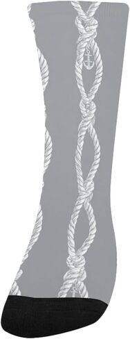 جوارب التنزه سيرًا على الأقدام من Minimalist Nautical Vibe - جوارب شتوية سميكة دافئة للأولاد والبنات الصغار للمدرسة، والارتداء اليومي والأنشطة الخارجية in Kuwait