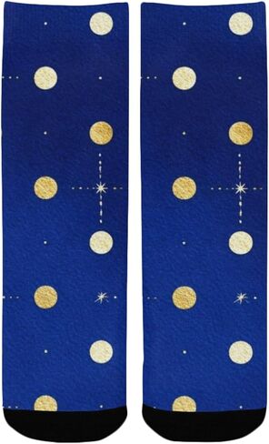 جوارب Starry Night Vibe للمشي لمسافات طويلة - جوارب شتوية حرارية سميكة دافئة للأطفال الصغار للأولاد والبنات للمدرسة، والارتداء اليومي والأنشطة الخارجية in Kuwait