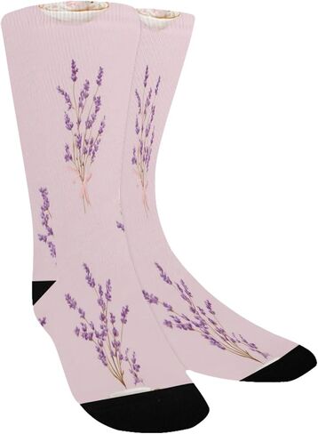 جوارب المشي لمسافات طويلة باللافندر وفنجان الشاي - جوارب شتوية حرارية سميكة دافئة للأطفال الصغار للأولاد والبنات للمدرسة، والارتداء اليومي والأنشطة الخارجية in Kuwait