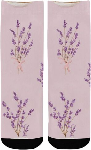 جوارب المشي لمسافات طويلة باللافندر وفنجان الشاي - جوارب شتوية حرارية سميكة دافئة للأطفال الصغار للأولاد والبنات للمدرسة، والارتداء اليومي والأنشطة الخارجية in Kuwait