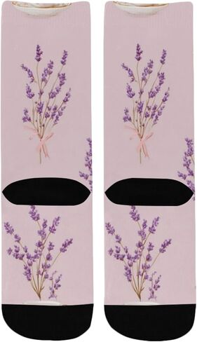 جوارب المشي لمسافات طويلة باللافندر وفنجان الشاي - جوارب شتوية حرارية سميكة دافئة للأطفال الصغار للأولاد والبنات للمدرسة، والارتداء اليومي والأنشطة الخارجية in Kuwait