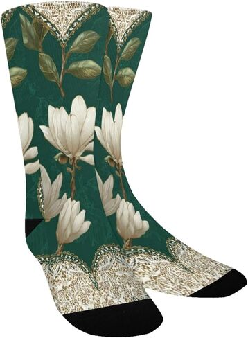 جوارب Magnolia and Hearst Green للمشي لمسافات طويلة - جوارب شتوية حرارية سميكة دافئة للأولاد والبنات للمدرسة، والارتداء اليومي والأنشطة الخارجية in Kuwait