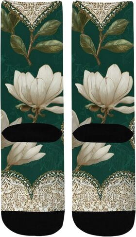 جوارب Magnolia and Hearst Green للمشي لمسافات طويلة - جوارب شتوية حرارية سميكة دافئة للأولاد والبنات للمدرسة، والارتداء اليومي والأنشطة الخارجية in Kuwait