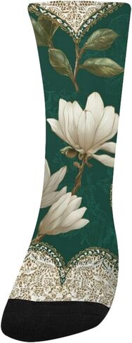 جوارب Magnolia and Hearst Green للمشي لمسافات طويلة - جوارب شتوية حرارية سميكة دافئة للأولاد والبنات للمدرسة، والارتداء اليومي والأنشطة الخارجية in Kuwait