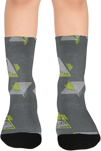 جوارب المشي لمسافات طويلة ذات الفن العصاري الحديث - جوارب شتوية حرارية سميكة دافئة للأولاد والبنات الصغار للمدرسة، والارتداء اليومي والأنشطة الخارجية in Kuwait