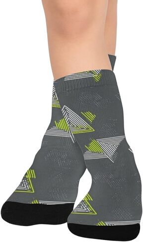 جوارب المشي لمسافات طويلة ذات الفن العصاري الحديث - جوارب شتوية حرارية سميكة دافئة للأولاد والبنات الصغار للمدرسة، والارتداء اليومي والأنشطة الخارجية in Kuwait