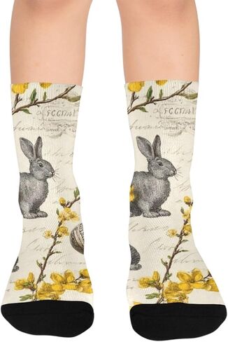 جوارب المشي لمسافات طويلة لرسم عيد الفصح - جوارب شتوية سميكة دافئة للأولاد والبنات الصغار للمدرسة، والارتداء اليومي والأنشطة الخارجية in Kuwait