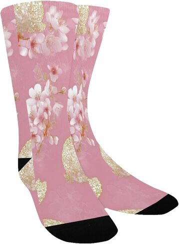 جوارب المشي لمسافات طويلة من الدانتيل الوردي على شكل أرنب بلوم - جوارب شتوية حرارية سميكة دافئة للأولاد والبنات للمدرسة، والارتداء اليومي والأنشطة الخارجية in Kuwait