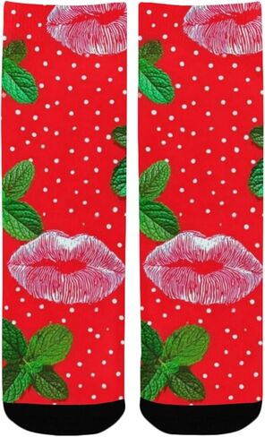 جوارب المشي لمسافات طويلة باللون الأحمر الشفاه - جوارب شتوية حرارية سميكة دافئة للأطفال الصغار للأولاد والبنات للمدرسة، والارتداء اليومي والأنشطة الخارجية in Kuwait