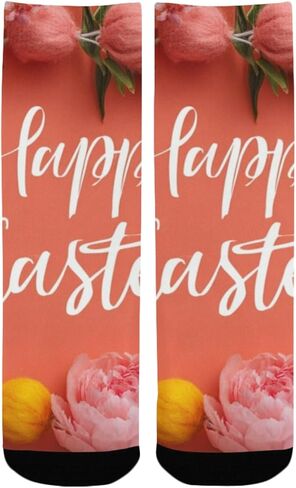 جوارب الفاوانيا لعيد الفصح المتوهجة للمشي لمسافات طويلة - جوارب شتوية حرارية سميكة دافئة للأولاد والبنات للمدرسة، والارتداء اليومي والأنشطة الخارجية in Kuwait