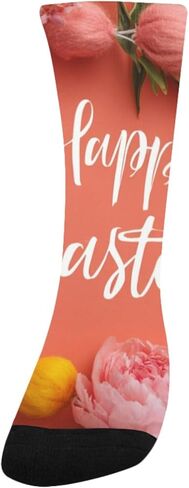 جوارب الفاوانيا لعيد الفصح المتوهجة للمشي لمسافات طويلة - جوارب شتوية حرارية سميكة دافئة للأولاد والبنات للمدرسة، والارتداء اليومي والأنشطة الخارجية in Kuwait