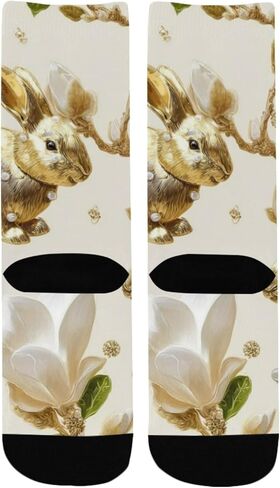 جوارب Golden Bunnies Magnolia للمشي لمسافات طويلة - جوارب شتوية حرارية سميكة دافئة للأولاد والبنات للمدرسة، والارتداء اليومي والأنشطة الخارجية in Kuwait