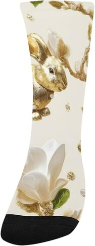 جوارب Golden Bunnies Magnolia للمشي لمسافات طويلة - جوارب شتوية حرارية سميكة دافئة للأولاد والبنات للمدرسة، والارتداء اليومي والأنشطة الخارجية in Kuwait