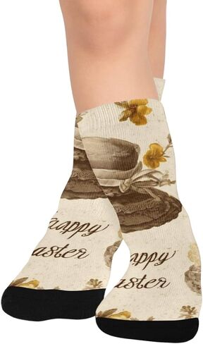 قبعات الحوذان جوارب صفراء للمشي لمسافات طويلة - جوارب شتوية حرارية سميكة دافئة للأولاد والبنات للمدرسة، والارتداء اليومي والأنشطة الخارجية in Kuwait