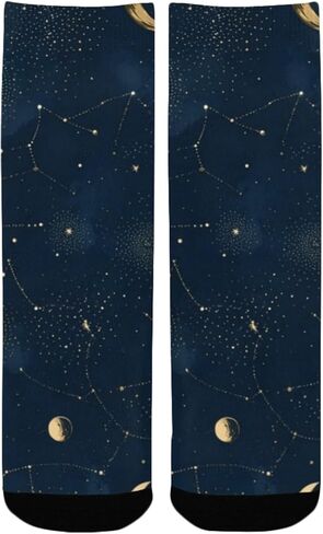 جوارب Golden Moonfall داكنة للمشي لمسافات طويلة - جوارب شتوية حرارية سميكة دافئة للأولاد والبنات الصغار للمدرسة، والارتداء اليومي والأنشطة الخارجية in Kuwait