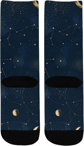 جوارب Golden Moonfall داكنة للمشي لمسافات طويلة - جوارب شتوية حرارية سميكة دافئة للأولاد والبنات الصغار للمدرسة، والارتداء اليومي والأنشطة الخارجية in Kuwait