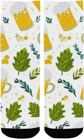 جوارب المشي لمسافات طويلة على شكل أوراق البيرة الطازجة - جوارب شتوية حرارية سميكة دافئة للأولاد والبنات الصغار للمدرسة، والارتداء اليومي والأنشطة الخارجية in Kuwait